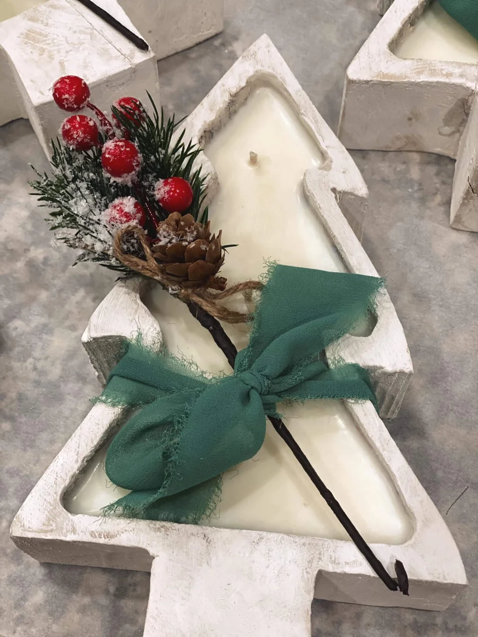Christmas Tree Candle - Festive Holiday