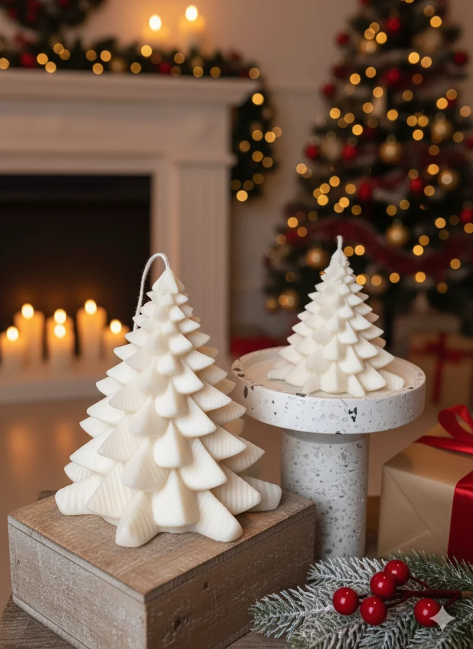 Christmas Fir Tree Candles